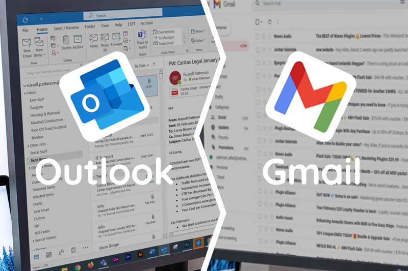 Outlook vs Gmail What is better in 2022